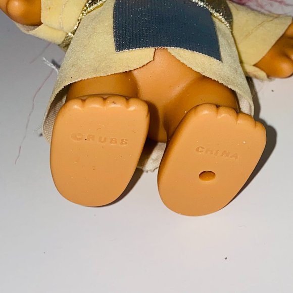 Russ Troll Doll Roman Gladiator Soldier Outfit Red Hair Brown Eyes - Picture 3 of 4